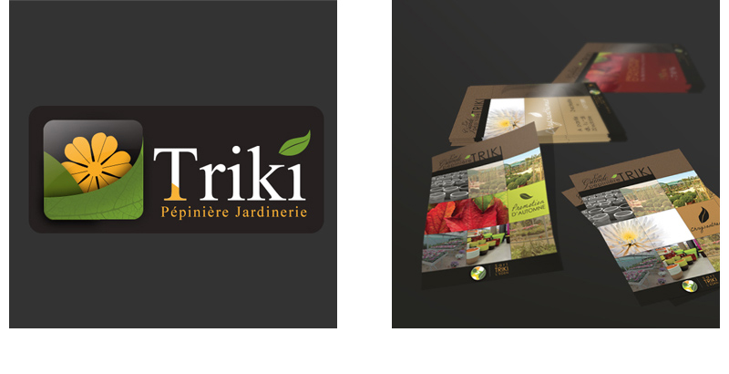 sarl triki logo charte graphique agence maki